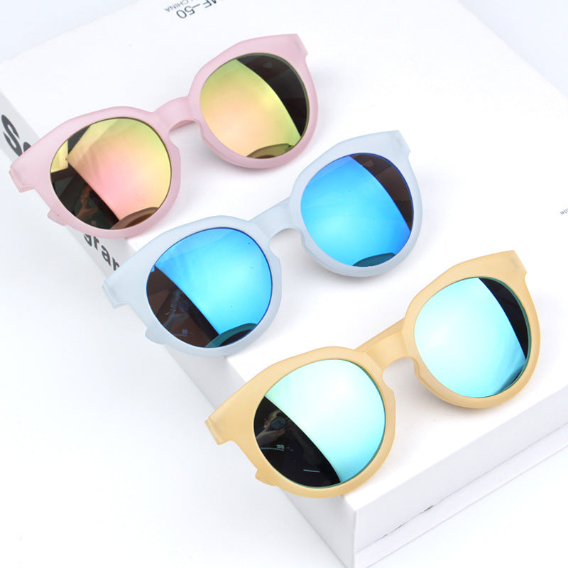 Wholesale Candy Color Frosted Kids Sunglasses AC